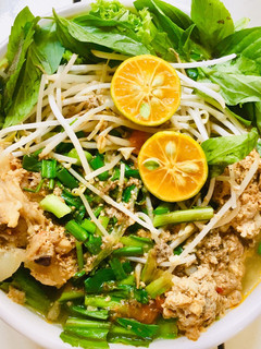 Hình của món Bún riêu cua đồng giò heo.