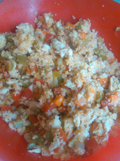 Una foto de Cuscús con pollo