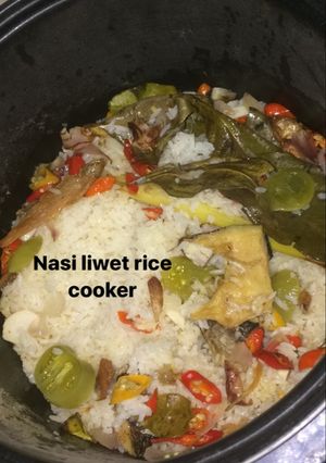 Foto resep Nasi liwet rice cooker