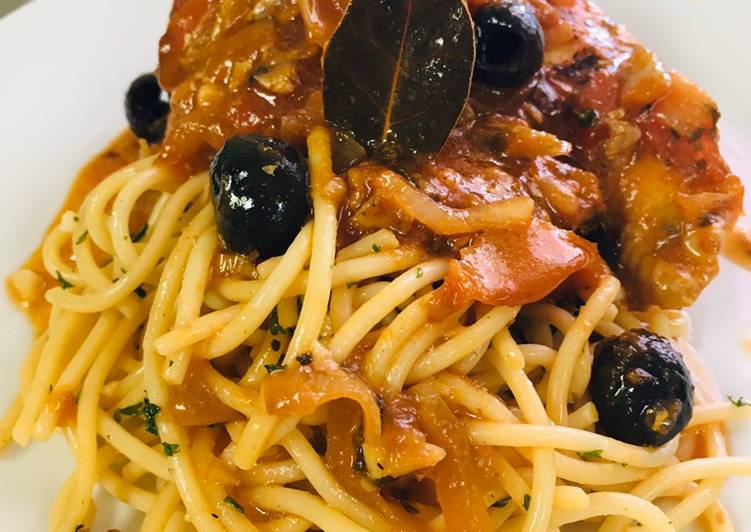 Spaghetti Ayam Puttanesca