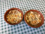 Petites crèmes aux œufs à la vanille, cannelle et amandes