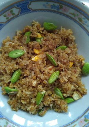 Foto resep Nasi goreng petai rumahan rasa ala restoran