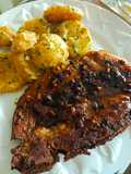 Chuletas al sillao con patatas a la importacia