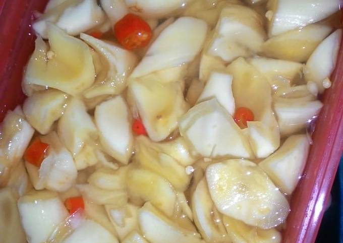 Bagaimana Menyiapkan Asinan salak simple yang Lezat Sekali