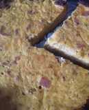 Tarta de Cebollas y tocineta con base de pan de molde a la "Nata" 🥧🍳🥓🍞🌰🌰🌰🍞🥓🍳🥧