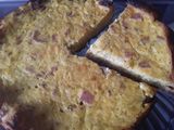 Tarta de Cebollas y tocineta con base de pan de molde a la "Nata" 🥧🍳🥓🍞🌰🌰🌰🍞🥓🍳🥧