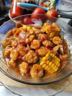 Foto resep Udang Saus Padang