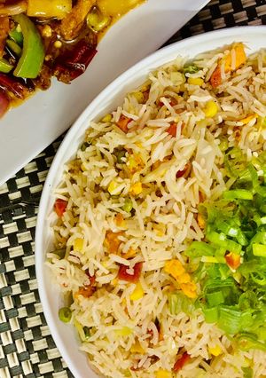 A picture of Egg & Vegetable Fried Rice.