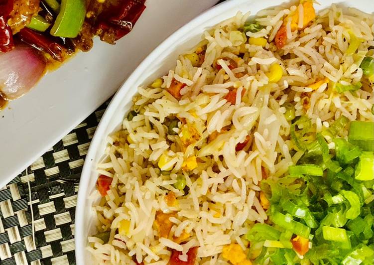 Recipe of Any-night-of-the-week Egg &amp; Vegetable Fried Rice