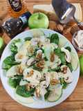 Insalatone champignon, mela verde, noci, parmigiano e miele