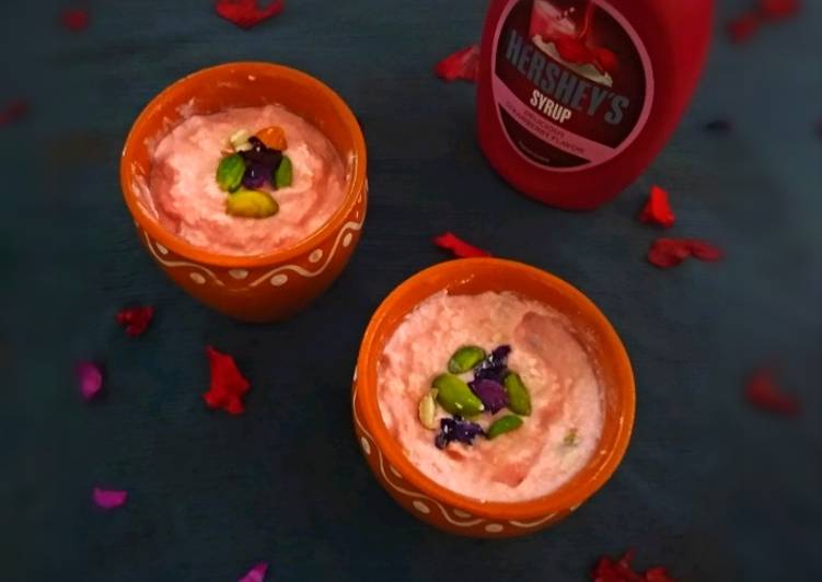 Strawberry Matka Kulfi