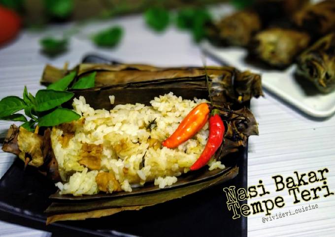 Resep Nasi Bakar Tempe Teri oleh vividevi_cuisine - Cookpad