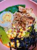 Ayam chashu dan Ramen Egg