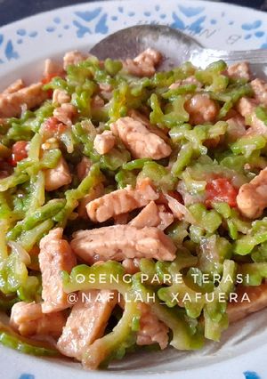 Foto resep Oseng pare terasi