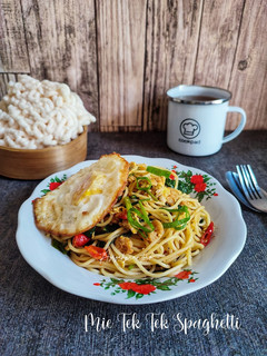 Foto resep Mie tek tek Spaghetti