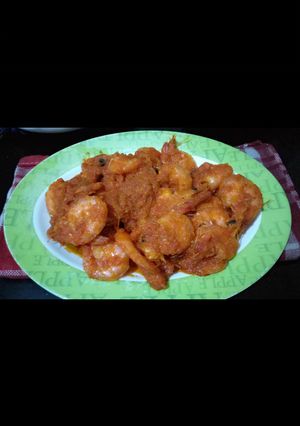 Foto resep Udang balado pedas