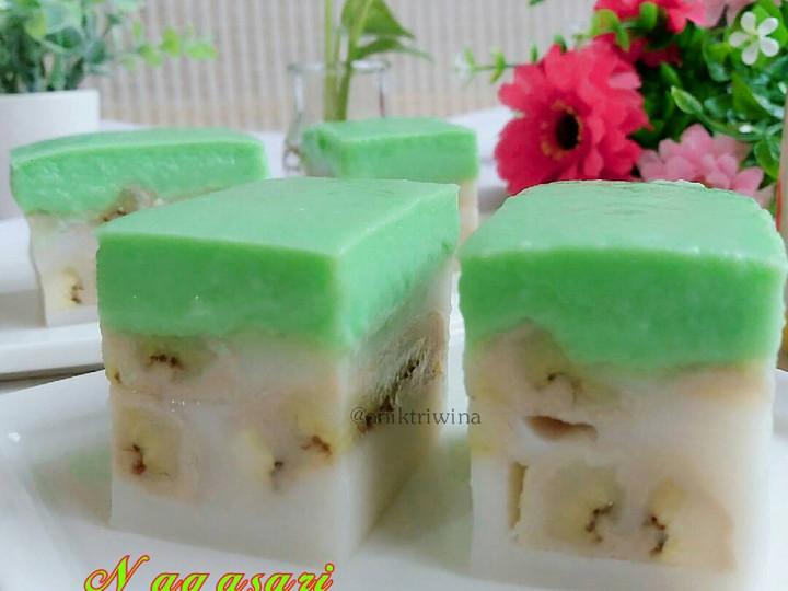 Anti Ribet, Membuat Nagasari Lapis Pandan Menu Enak