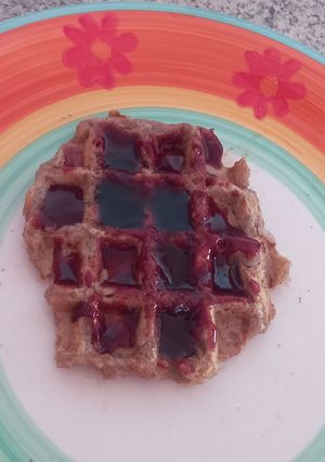 Una foto de Waffles de arroz