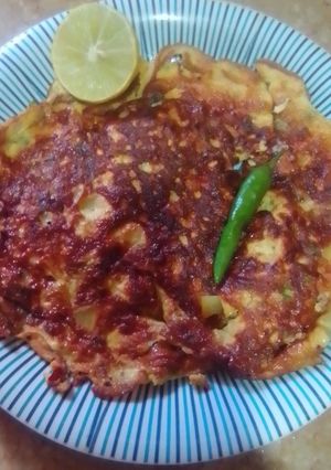 A picture of Yummy Omelet😋😋.