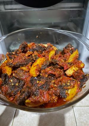 Foto resep Dendeng daging balado enak simple