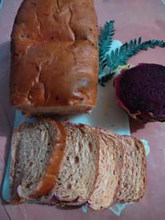 Foto resep Roti Tawar Buah Naga Eggless