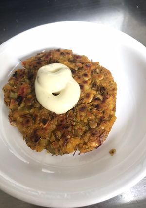 Una foto de Carne de lentejas vegana