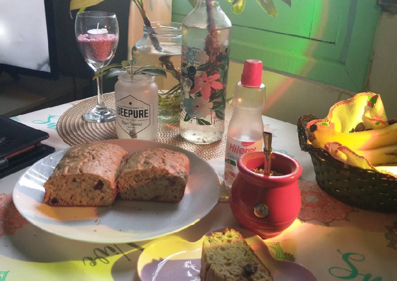 Budín integral saludable de manzana y limón ^^