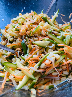 涼拌豆芽菜 的食譜成品照片