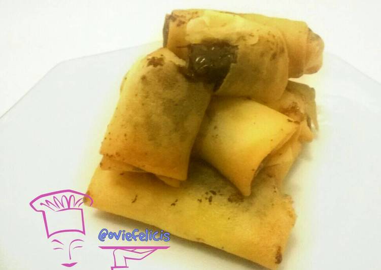 Cara Gampang Menyiapkan Piscok Mini (Pisang Cokelat) #IndonesiaMemasak, Lezat