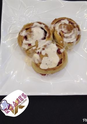 A picture of Strawberry rolls.