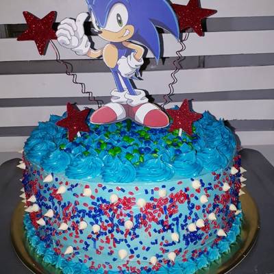 Torta Sonic Receta de Yanina Magali Colunga Bel- Cookpad
