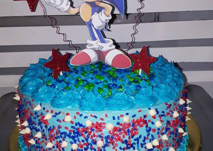  Torta Sonic Receta de Yanina Magali Colunga Bel