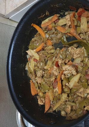 صورة لوصفة صيني خضار بالدجاح