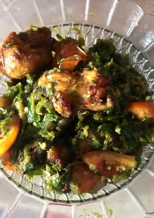 Foto resep Ayam lado hijau