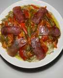 Esgarrat en airfryer con mojama