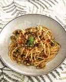 茴香烏魚子義大利麵 Spaghetti con Finocchi e Bottarga