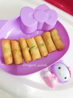 Foto resep Beef and Tofu Mini Spring Roll (Snack MPASI 1Y+)