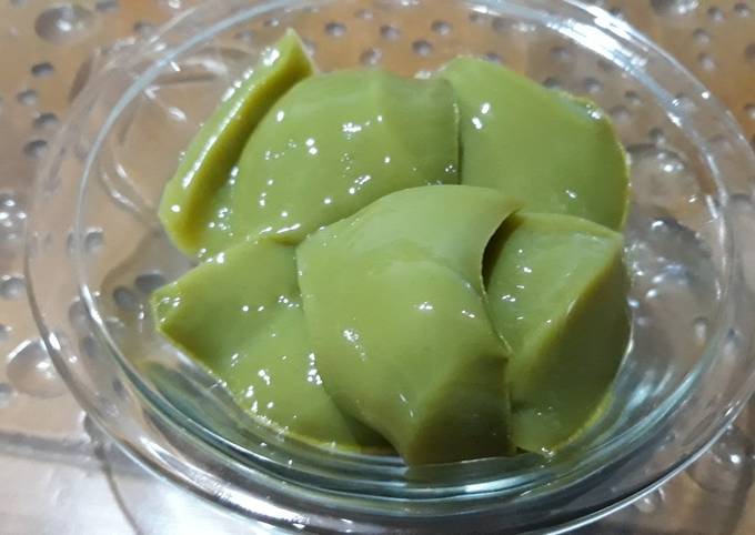 Resep Pudding Matcha (untuk topping milk tea) yang Sempurna