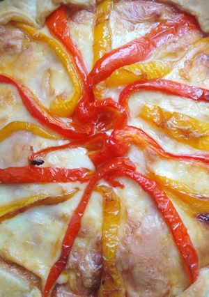 Foto di Torta salata peperoni e sfoglia integrale