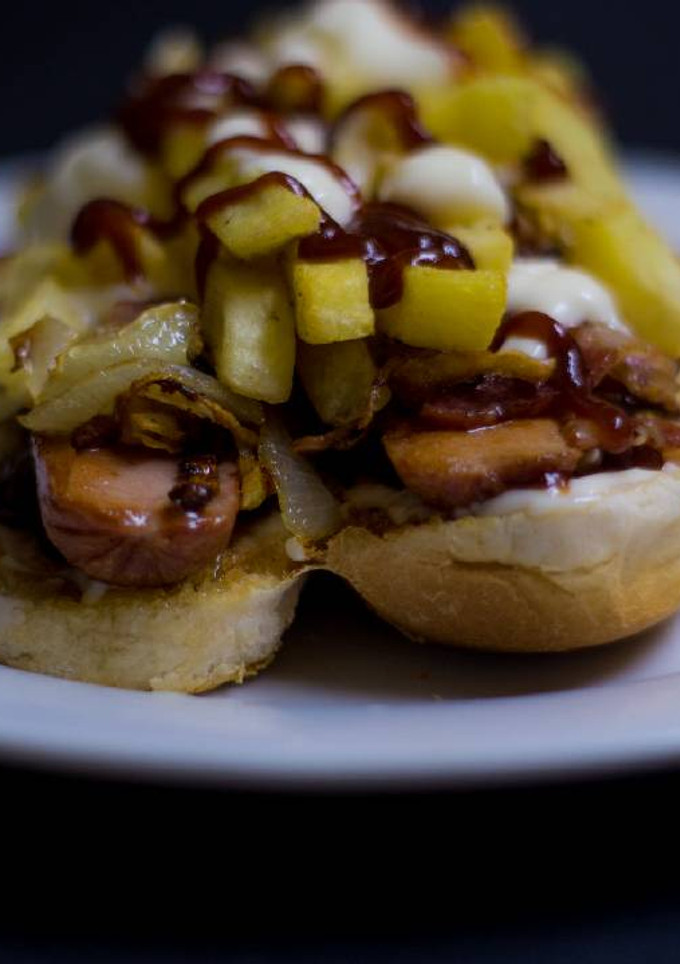 Una foto de Súper hot dog