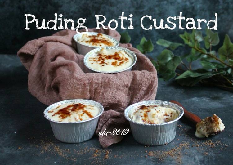 Resep Puding Roti Custard Anti Gagal
