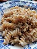 Fusilli integrali gorgonzola e noci