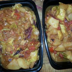 A picture of Turnips and Cabbage (Red and White).