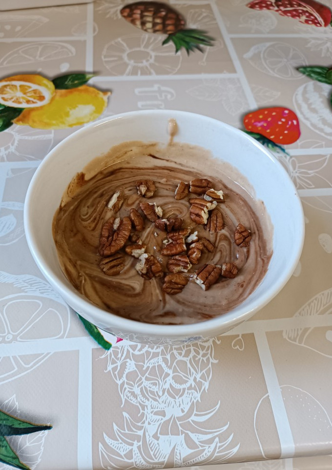 Una foto de Papilla de gofio, avena y chocolate