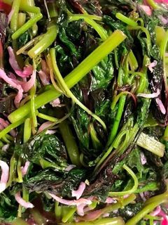 炒紅莧菜 的食譜成品照片