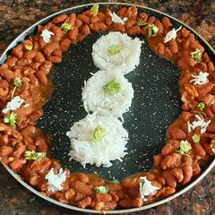 A picture of Rajma-rice.