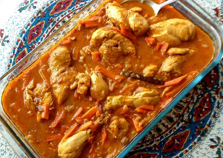 Recipe of Favorite Chicken stew with pitted prunes and carrots