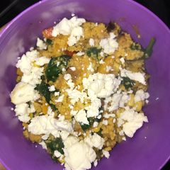 A picture of Vitamin packed Cous cous lunch.