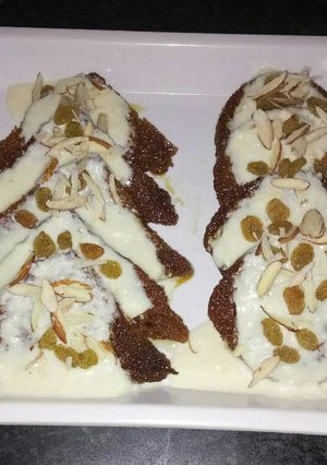 A picture of Jaggery sweetness bread malpua.