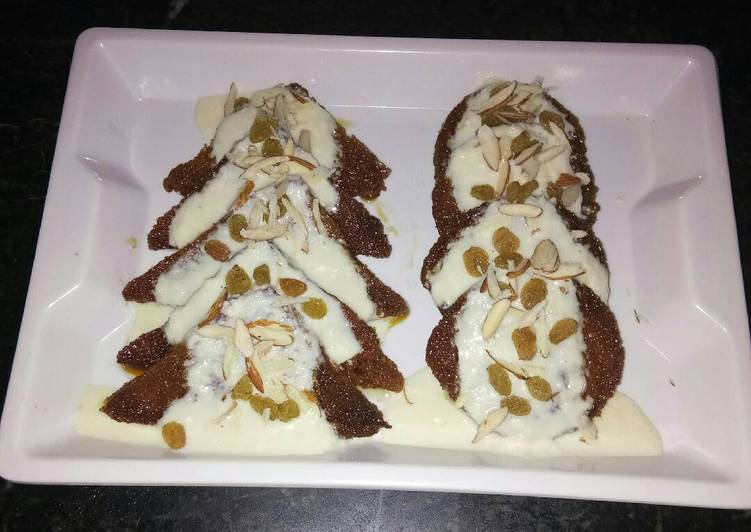 Jaggery sweetness bread malpua